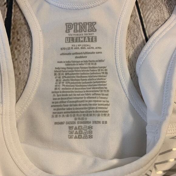 PINK Victoria’s Secret Women’s Ultimate Sports Bra / Size: XS - Picture 2 of 6